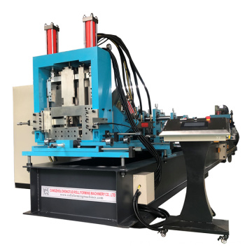 CZ Purlin Roll Forming Machine with servo motor power and transmission